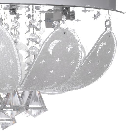 Люстра торт потолочная с пультом LED E14 60W RGB WH (BCL-649S/4) | Зображення 1
