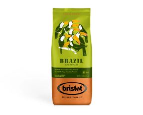 Кофе в зернах Bristot Brasile 225г Италия премиум кофе Бристот арабика Бразилия