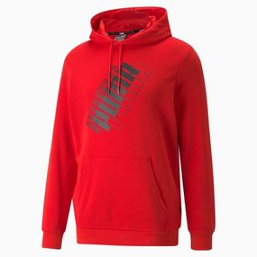 Худі чоловічий Puma Power Logo Hoodie 847378 11 (червоний, чоловічий, спортивний, бавовна, бренд пума)