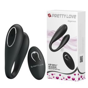 Вібратор для пар PRETTY LOVE Algernon з пультом, чорний Sex Aura
