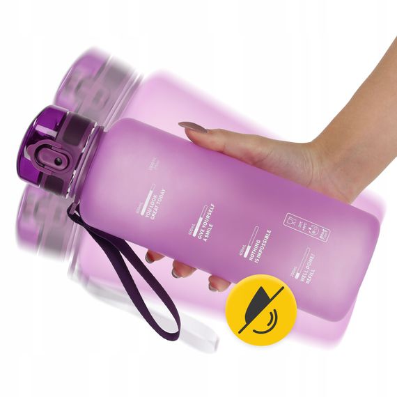 Пляшка для води спортивна 4FIZJO 1000 мл Pink (P-5905973403764) | Зображення 5