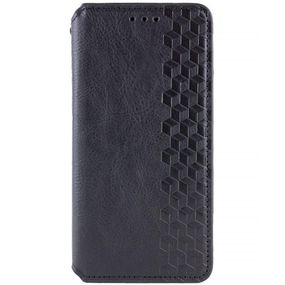 Кожаный чехол-книжка GETMAN Cubic (PU) для Apple iPhone 12 Pro Max (6.7") Черный
