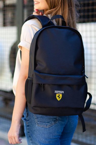 Повсякденний рюкзак шкільний Without з принтом Ferrari Black | Зображення 2