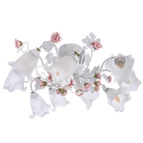 Люстра потолочная флористика E14 60W WH (BKL-502S/9)