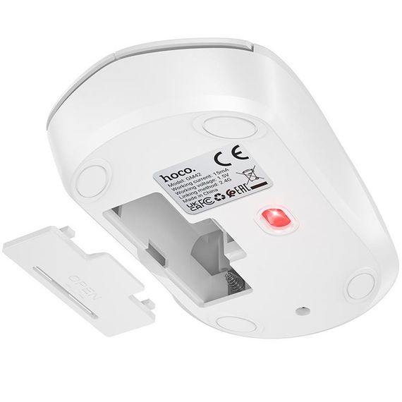 Миша Hoco GM42 Platino 2.4G White | Зображення 2
