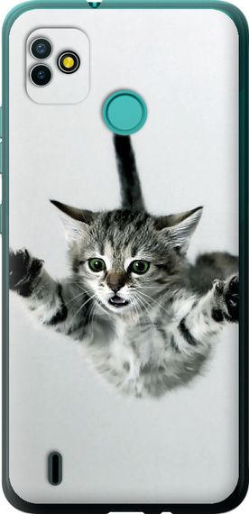 Чехол на Tecno Pop 5 BD2p Летящий котёнок "2322u-2412-17620"