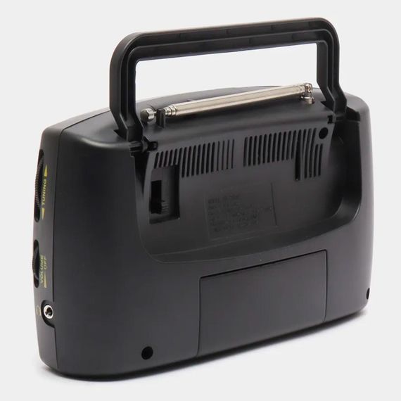 Радіоприймач на батарейках та від мережі KIPO KB-308AC / Портативне радіо з антеною / Акумуляторне FM радіо | Зображення 7