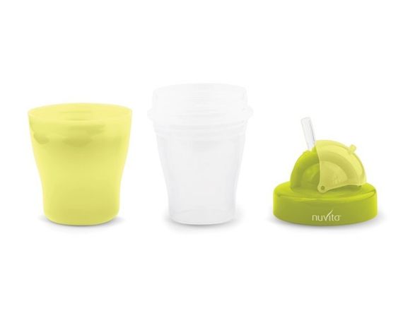 Поильник непроливайка Nuvita 18м+ 200мл. с трубочкой Салатовый NV1436Lime (NV1436Lime) | Зображення 2