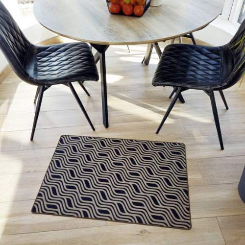 Килимок універсальний для підлоги льон Хвиля 45*75см Дариана | Зображення 1