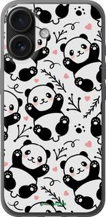 Чохол на iPhone 16 Панди "4318u-3709-2448"