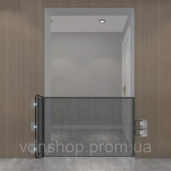 Розсувна мережа-бар'єр для тварин | Огородження для собак і кішок без свердління 75*180 | Зображення 4