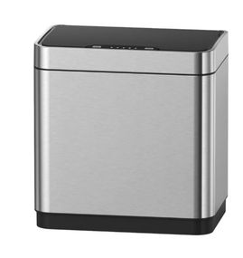 Відро для сміття сенсорне прямокутне Koer TC-020312-02 12 л нержавійка (KR5586)
