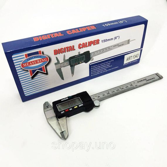 Микрометр в кейсе Digital Caliper 0-150 мм, Электронный штангенциркуль с lcd микрометр в кейсе JP-62 | Зображення 7
