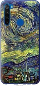 Чехол на Xiaomi Redmi Note 8T Винсент Ван Гог. Звёздная ночь из пластика FCh_033026