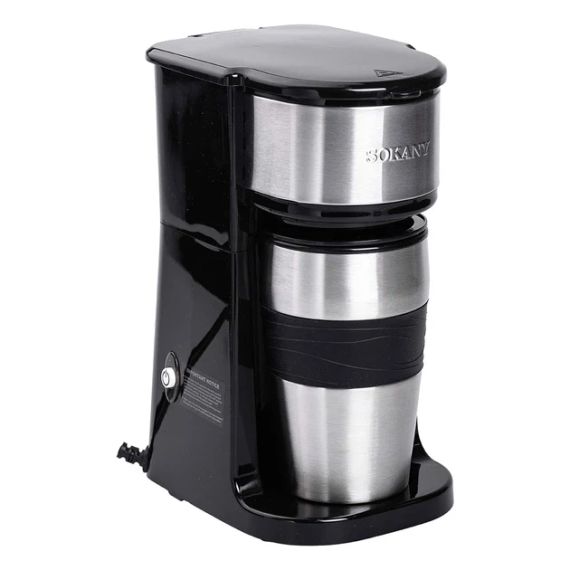 Кофеварка электрическая Sokany SK-04028 для молотого кофе, 420 мл | Зображення 4