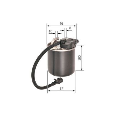 Фильтр топливный Bosch F026402841 | Зображення 3