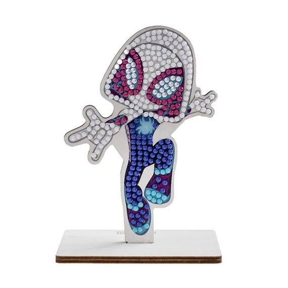 Набор для творчества со стразами "Женщина Паук" Crystal Art CAFGR-MCU016 на подставке