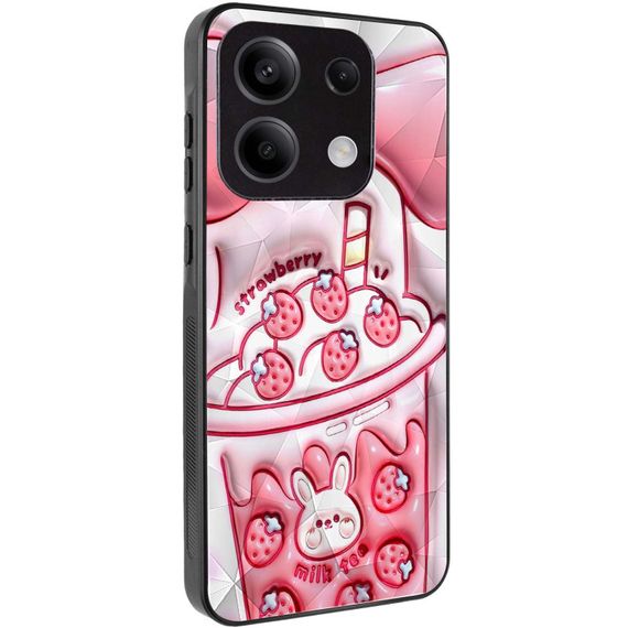 TPU+PC чехол Prisma Fluffie для Xiaomi Redmi Note 13 5G Strawberry