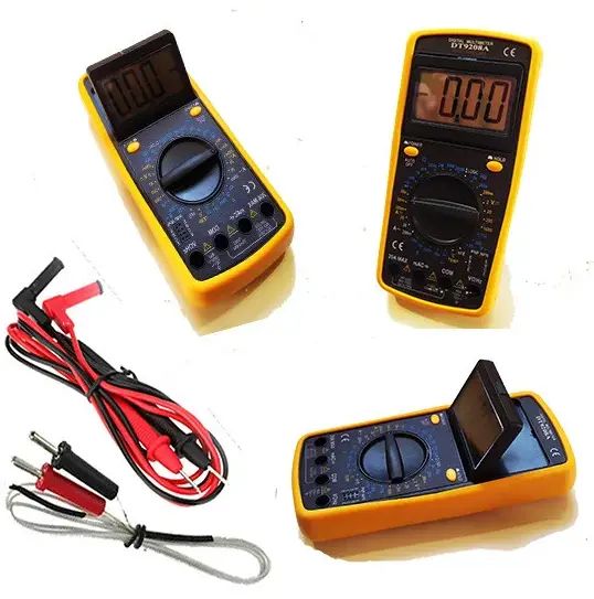 Цифровий тестер, мультиметр DT 9208A | Зображення 5