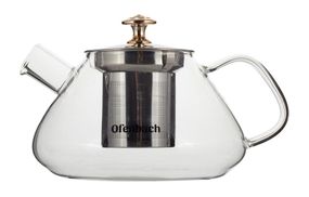 Чайник скляний заварювальний Ofenbach 450мл зі знімним ситечком (0616s)