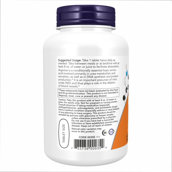 L-Arginine 1000mg - 120 tabs | Зображення 2