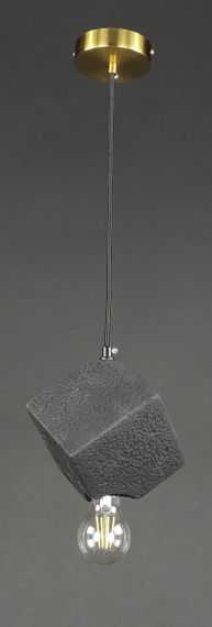 Люстра підвісна на 1 лампочку 27704 Латунь 25-180х15х15 см.