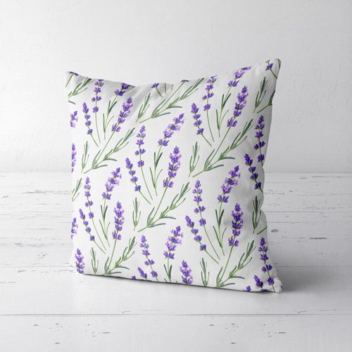 Подушка декоративна Soft Лаванда 45х45 см (45PST_FLORA010)