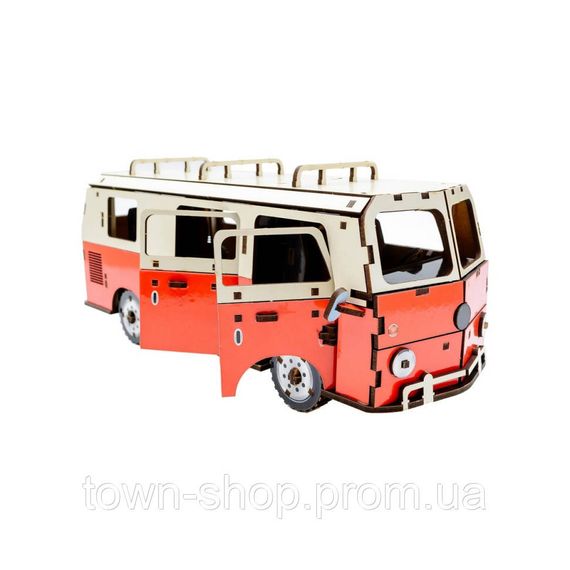 Деревянный 3D конструктор "Микроавтобус" Puz-00926, 156 деталей | Зображення 3