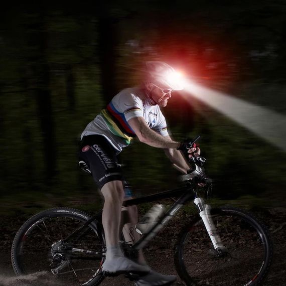 Налобний ліхтар з датчиком руху, від USB, BL 123 COB / Акумуляторний ліхтарик на голову | Зображення 1