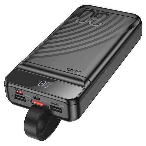 Портативное ЗУ Power Bank Hoco J123B Element 22.5W+PD20W 30000 mAh Black | Зображення 2