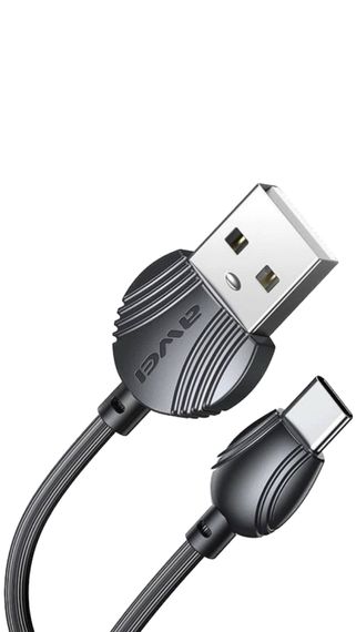 Кабель USB - USC TypeC AWEI / Кабель даних USB-А - USB Type-C AWEI CL 62 Type C 1m | Зображення 1
