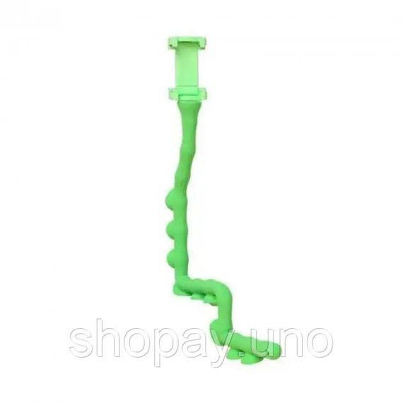 Гнучкий тримач для телефону з універсальними присосками Cute Worm Lazy Holder. Колір: зелений IT-95 | Зображення 4