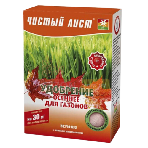 Добриво для газонів мінеральне 300гр (кристал) Квітофор Чистий лист