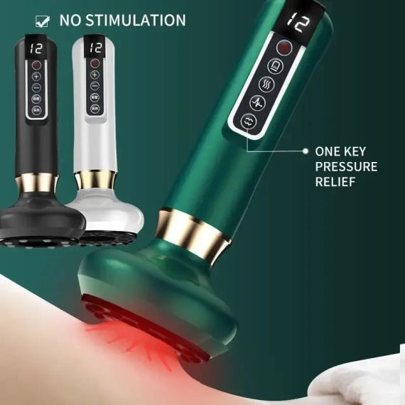 Вакуумный массажер для корректировки фигуры и антицеллюлитного массажа с подогревом | Зображення 3