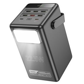 Портативний ЗП Power Bank Hoco DB03 Endure 22.5W 100 000 mAh Black