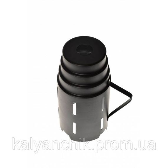 Ковпак Yahya для кальяну чорний матовий | Зображення 1