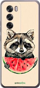 Чохол на Oppo Reno12 5G Єнотик з кавуном "4605u-3742-2448"