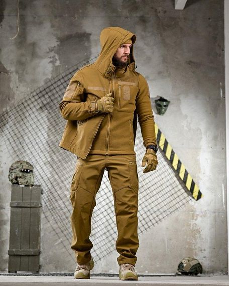 Тактичний костюм софтшел softshell 6в1 койот ПП7862 | Зображення 1