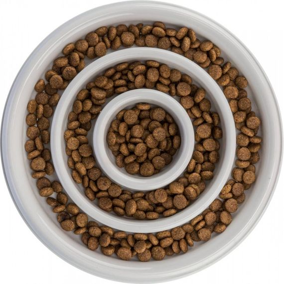 Миска Trixie для собак Повільне годування сіра пластикова 450 мл 23 см | Зображення 2