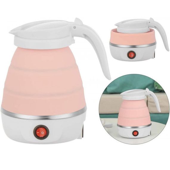 Стильный электрический чайник Travel Folding, Бесшумный чайник, Хороший EJ-728 электрический чайник | Зображення 7