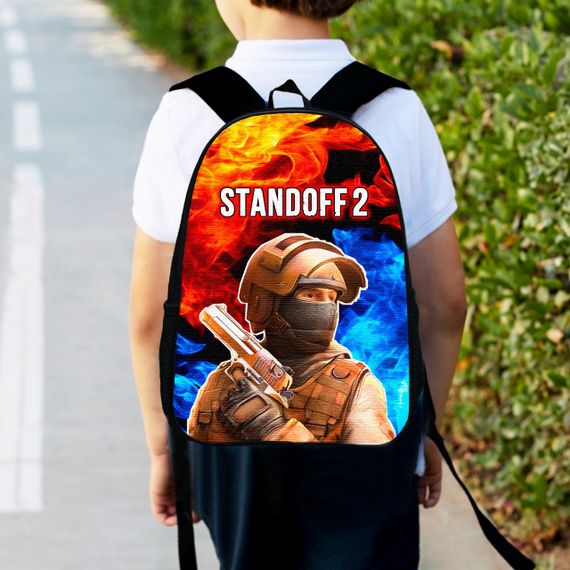 Рюкзак дитячий стендофф "Standoff2" 34х27см, міський ранець для хлопчика з принтом (00344)