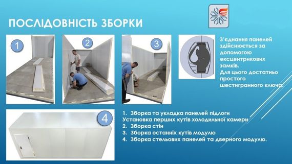 Модульная морозильная камера замковая КХ-6,48 (2000*2000*2200 мм) | Зображення 7