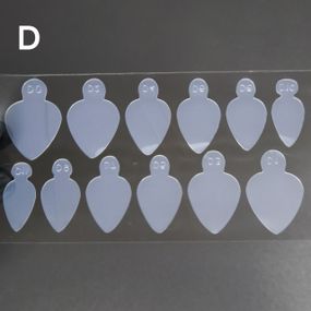 Молды трафареты D для френча на верхних формах 12 шт