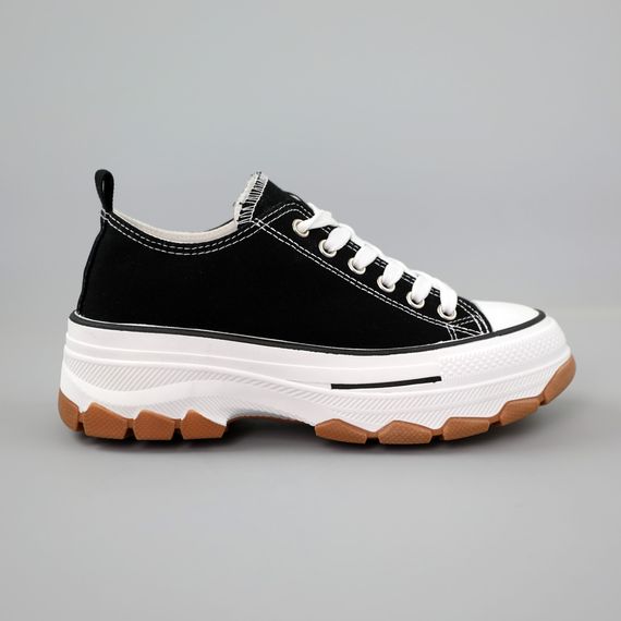 Кеди жіночі 588579 Чорні білі 36 37 38