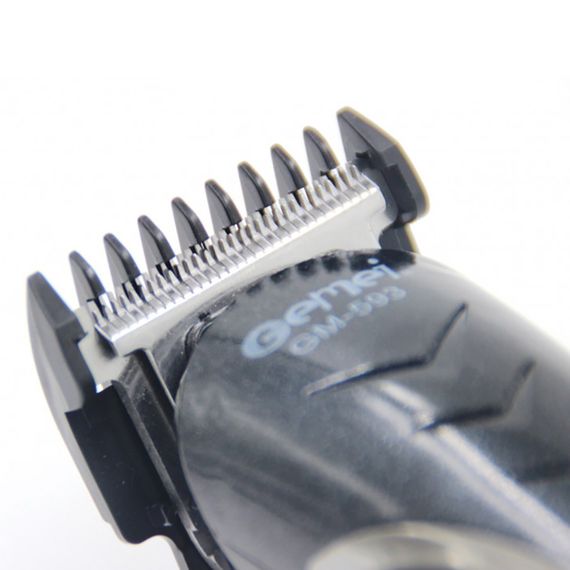 Універсальний чоловічий триммер Gemei GM 593 3в1 для бороди вусів, носа і тіла машинка для стрижки стайлер | Зображення 6