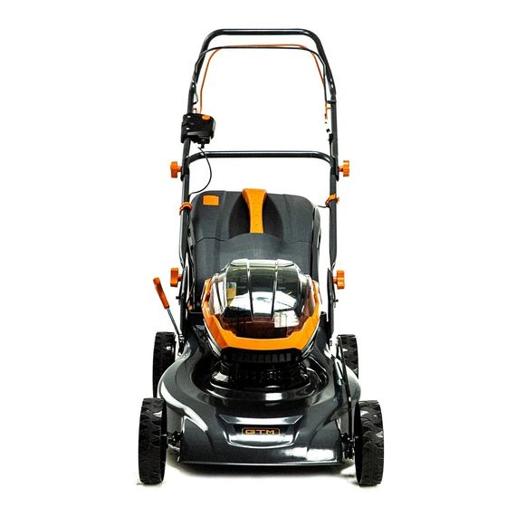 Газонокосарка акумуляторна самохідна GTM BLM48-SP KIT (48 см, 30-80 мм, 70 л, BL, 18+18 В, комплект) | Зображення 1