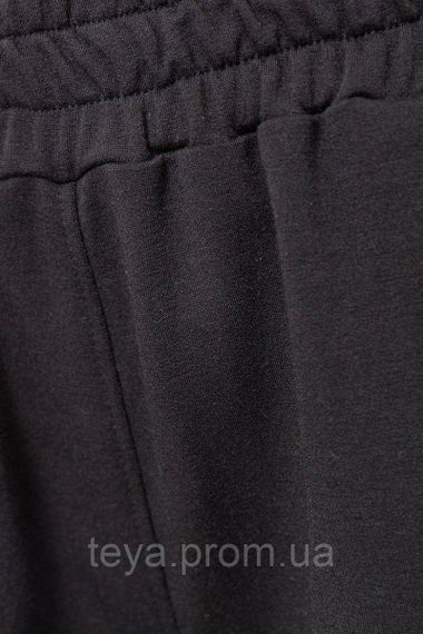 Спортивні штани жіночі двонитка колір чорний розмір L-XL FA_002704 | Зображення 4