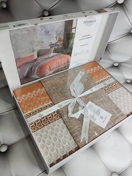 Постільна білизна Belizza Federico Ранфорс Бавовна Євро розмір (простирадло трикотаж на гумці)