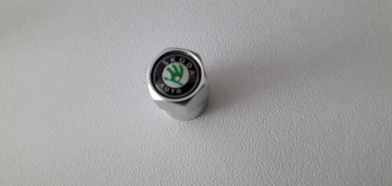 Skoda ковпачок колесо на позолотник ніпеля ніпеля золотник золотушнику автомобіля шлунка | Зображення 3