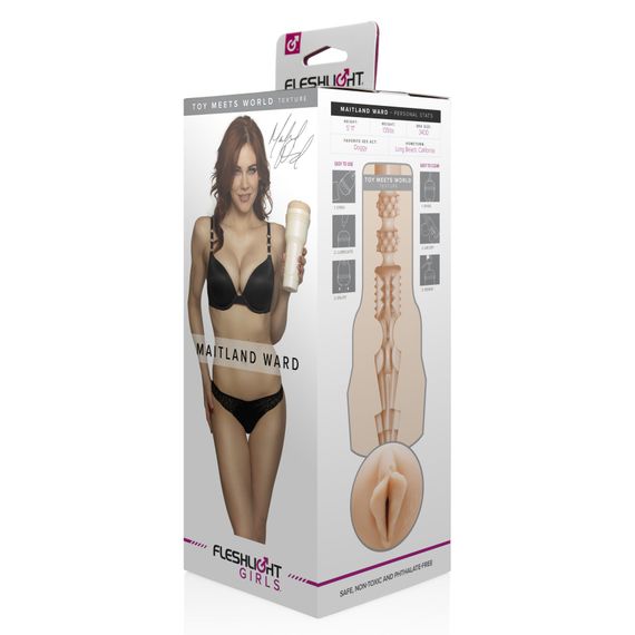 Мастурбатор Fleshlight Girls: Maitland Ward - Toy Meets World, зі зліпка вагіни, дуже ніжний | Зображення 5